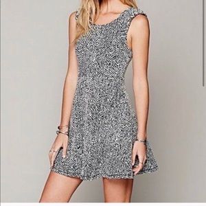 Free People Holiday Embellished Shoulders dress
